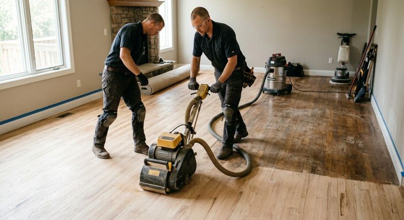 Ash Floor Refinishing in Olathe, KS