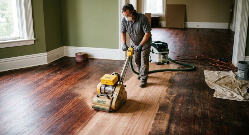 Walnut Floor Refinishing in Olathe, KS